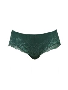 4 intimate photos of Danika in green panties